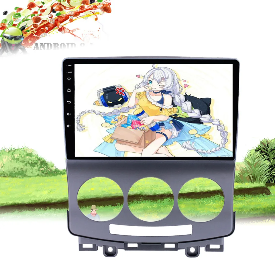 Android 9 0 Восьмиядерный 2 + 32 ГБ Автомобильный Радио dvd-плеер для Mazda 5 2005-2010 GPS ГЛОНАСС