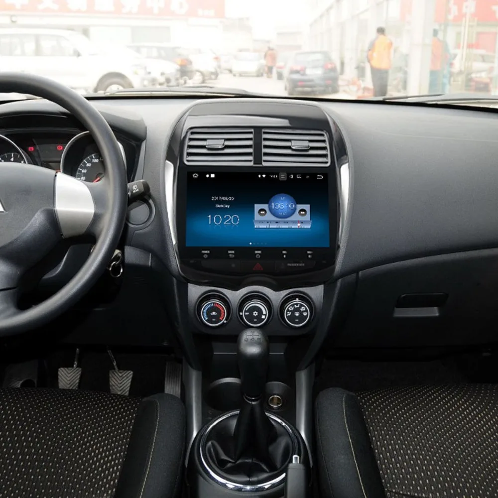 10 дюймовый Android 8 0 Автомобильный GPS навигационный мультимедийный плеер для Mitsubishi