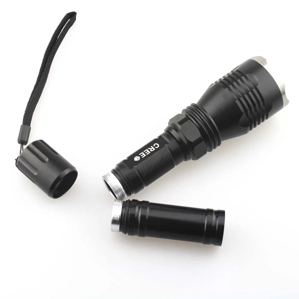 UniqueFire HS-802 CREE XM-L2 U2 1400lm 1-режим Светодиодный фонарик+ удлинитель трубки(1x18650/2x18650