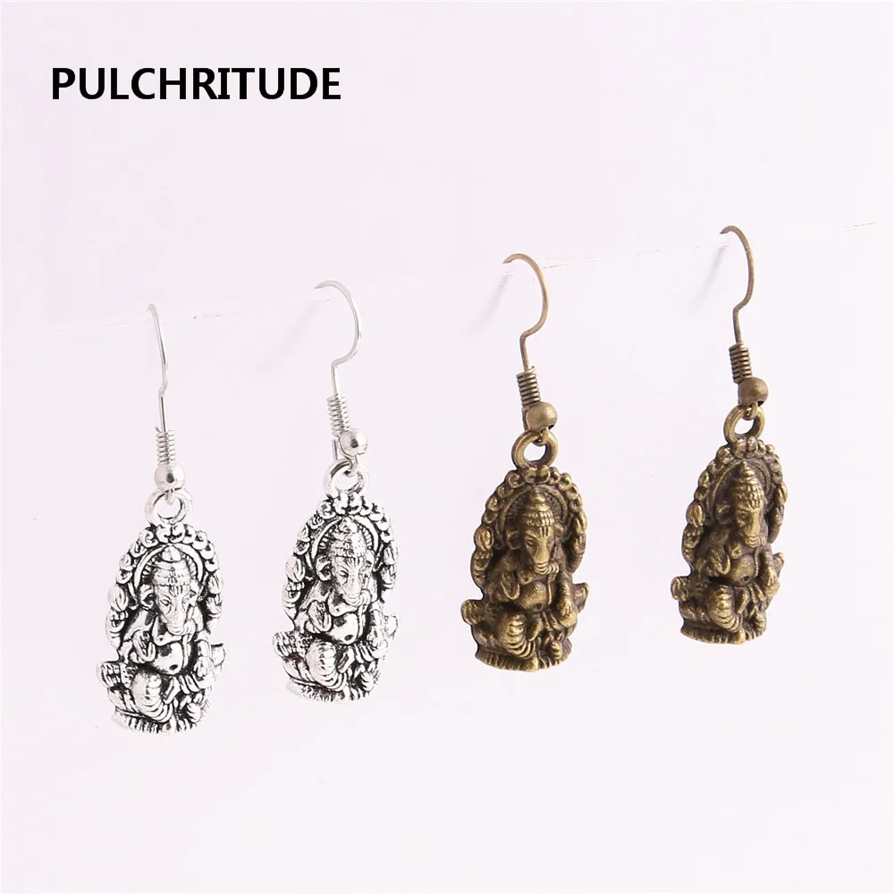 PULCHRITUDE 20 шт./лот металлический сплав цинк Будда подвеска подвески серьги сделай