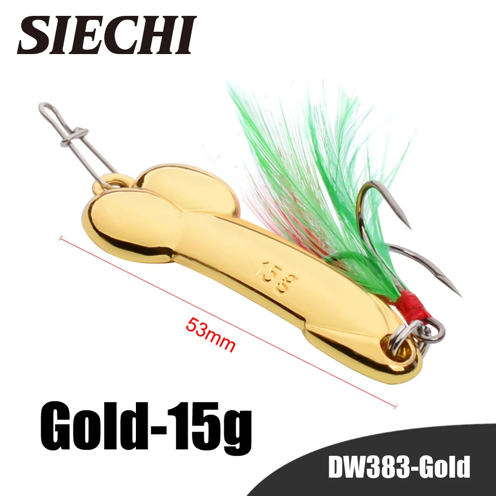 1 шт. рыболовная приманка SIECHI Spoon с пером 8 #6 #4 #2 # крючки золотистого цвета