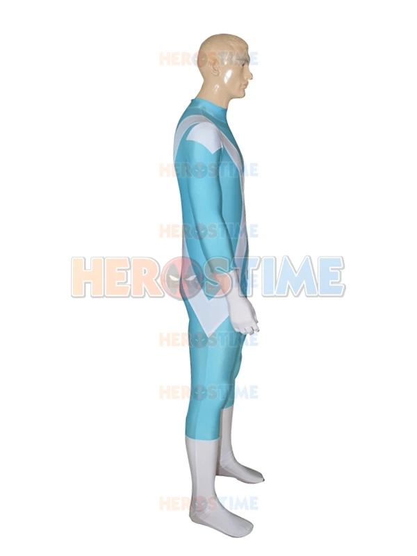 Костюм супергероя Iceman X men синий и белый спандекс косплей на Хэллоуин костюм Men шоу