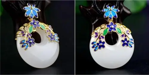 Koraba изысканные ювелирные изделия уникальная Мода натуральный белый нефрит