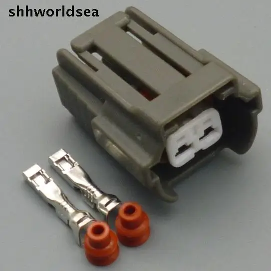 Shhworldsea DL 090 2 контактный женский автомобильный разъем водонепроницаемый