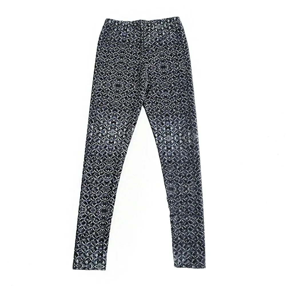 Женские эластичные леггинсы повседневные Черные Леггинсы с 3d цифровой печатью и