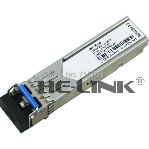 

407-10436-совместимый с Dell SFP 1000BASE-LX для разъема PowerConnect LC