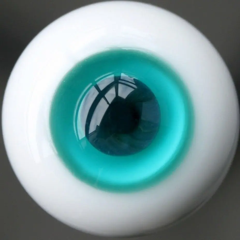 

[wamami] 14mm Blue And Turquoise Glass Eyes Outfits For BJD Doll Dollfie Glass Eye