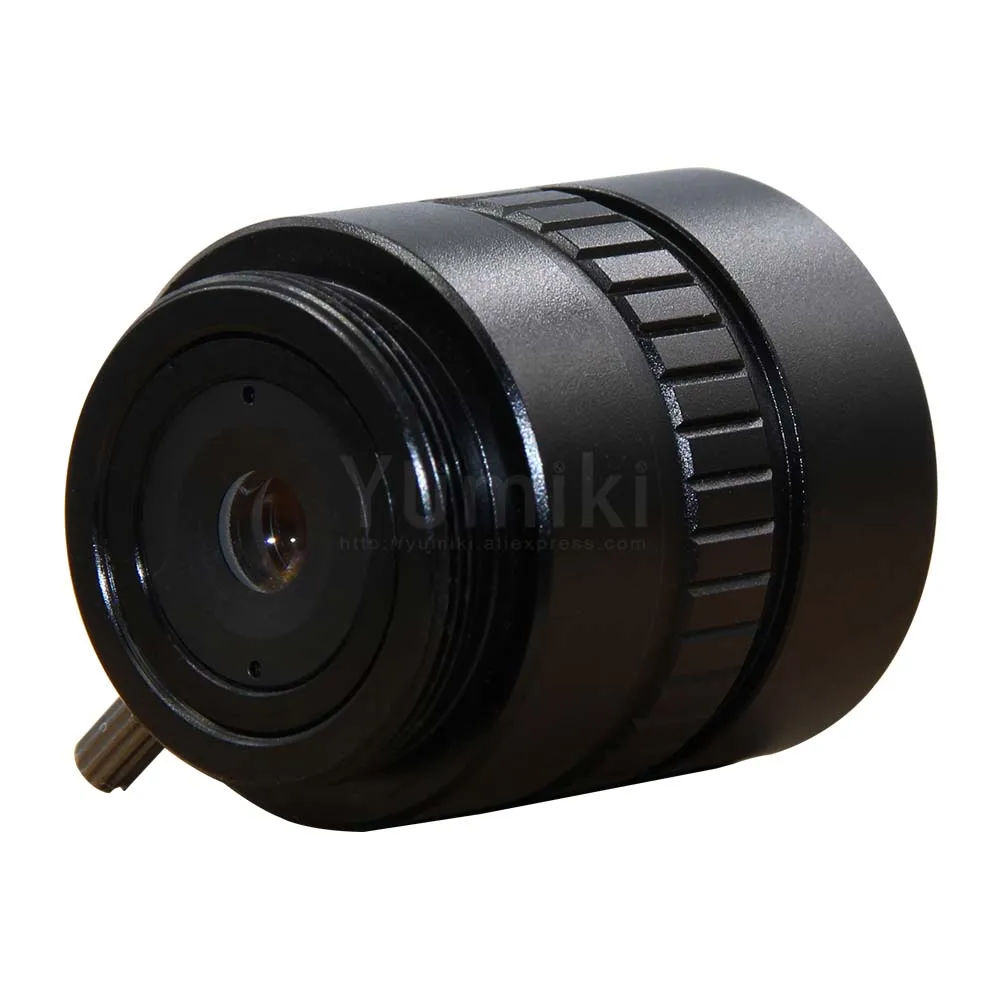 Yumiki 3MP HD 12 мм 1/1. 8 cctv Объектив CS крепление IR Iris фиксированный 28,5 градусов для ip-камеры безопасности