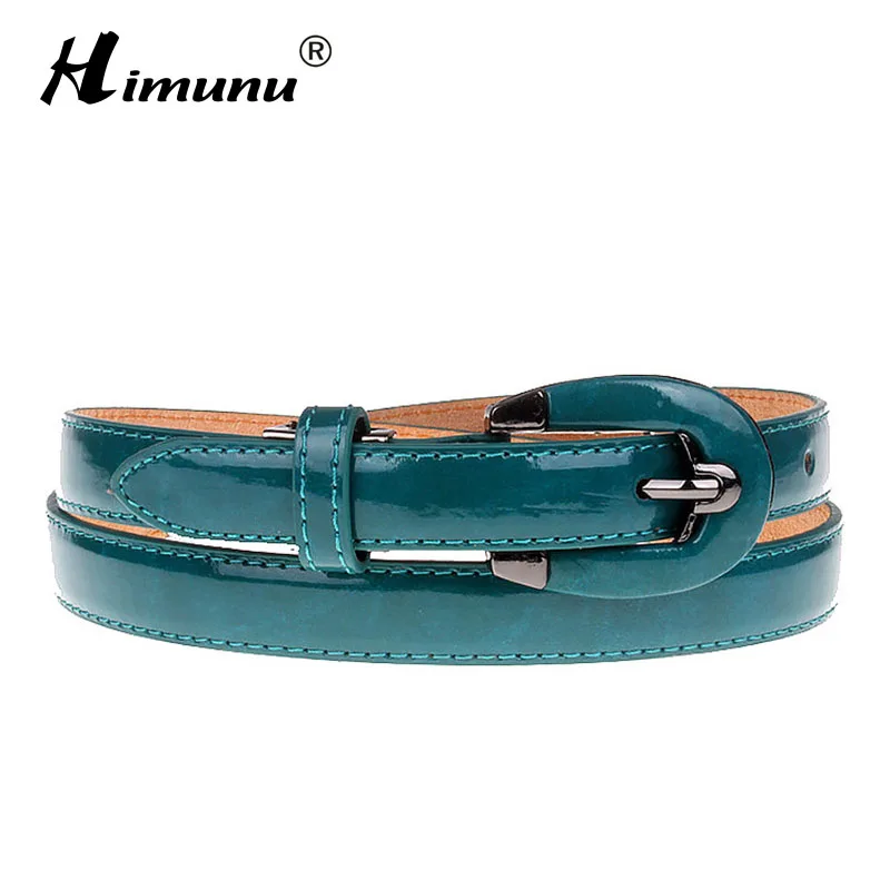 Роскошный Гладкий женский ремень из натуральной кожи Модный воловьей с пряжкой