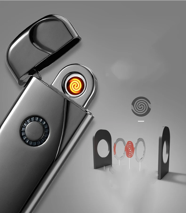 Вольфрамовая Электронная зажигалка для сигарет USB-аксессуары сигар