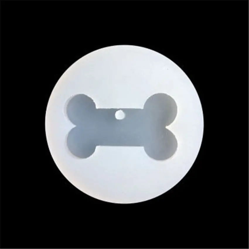 Силиконовая форма сделай сам в виде кости собаки инструмент для помадки выпечки