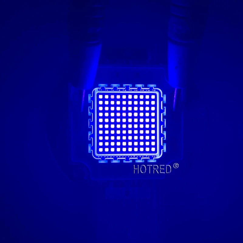 УФ светодиодный ультрафиолетовый лампы лампа светодиодные чипы 365nm 375nm 380nm 385nm 395nm