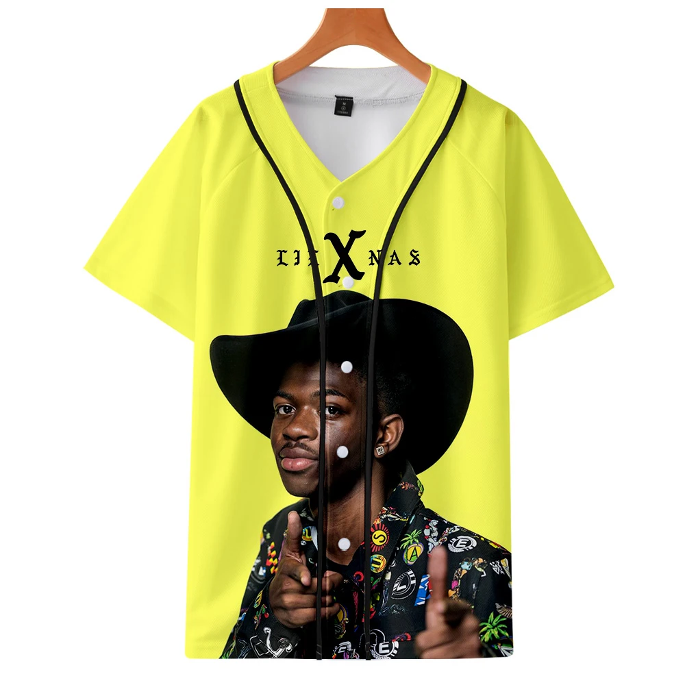 3D Lil Nas X Новая бейсбольная Футболка с принтом для женщин/мужчин летняя Милая