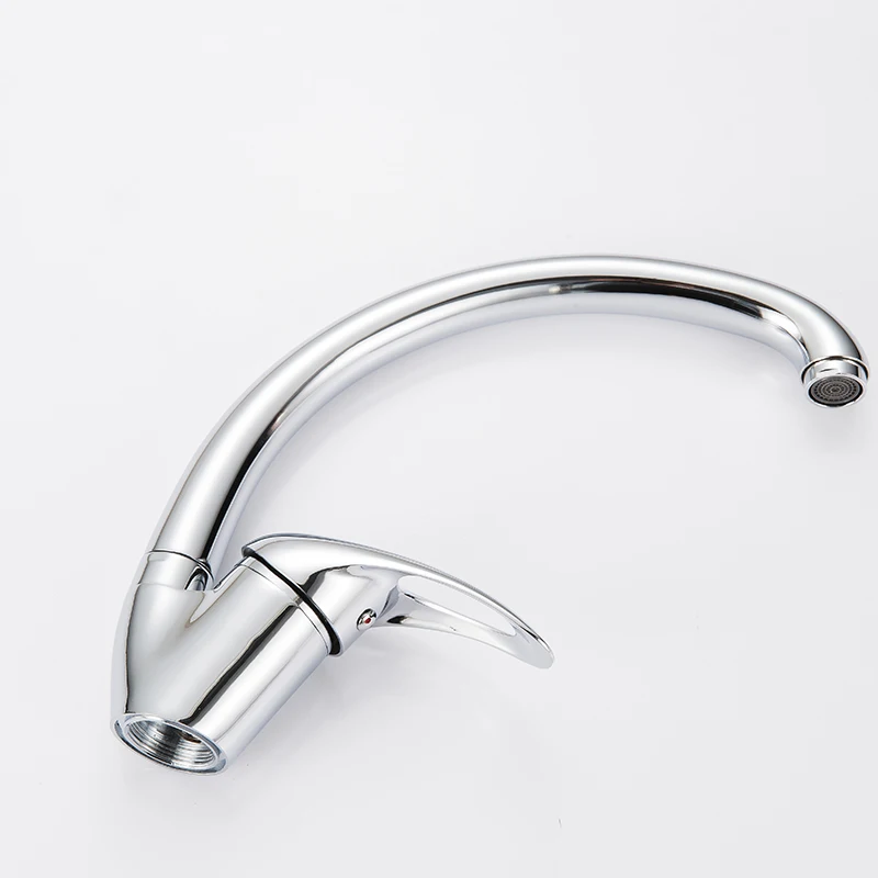 Моддинг 2017 водопроводной воды Кухня раковина кран Сердце ручка Нижняя изогнутые