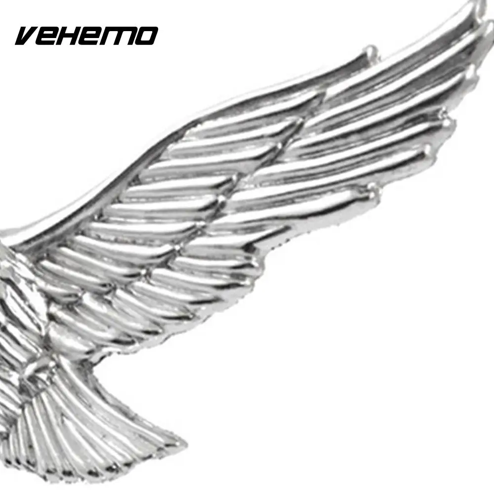 Vehemo 3D Летающий орел металлические автомобильные наклейки эмблемы крышка