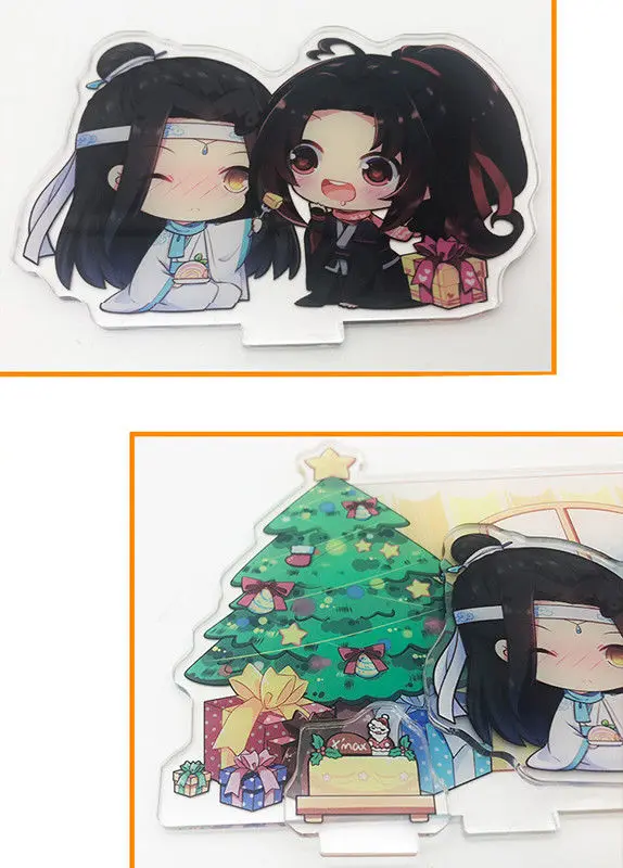 Аниме Grandmaster Demonic культивирование Вэй wuxian Lan Wangji BL сцены стенд Рождество акрил рисунок подарки
