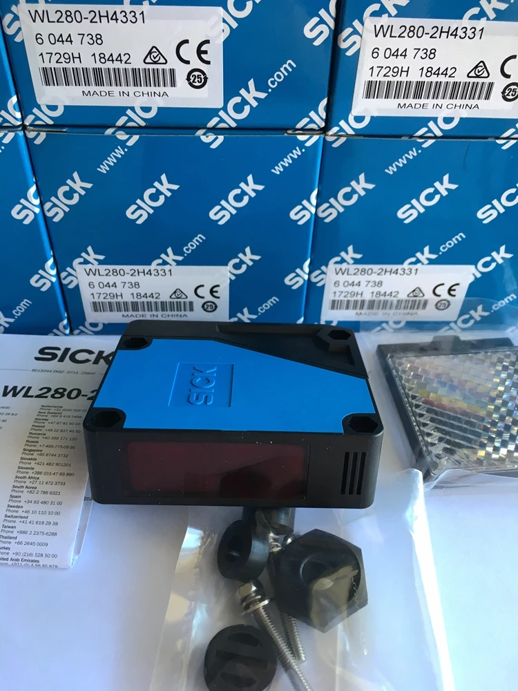 WL280 2H4331 6044738 фотоэлектрический переключатель Датчик Sick 100% новый и
