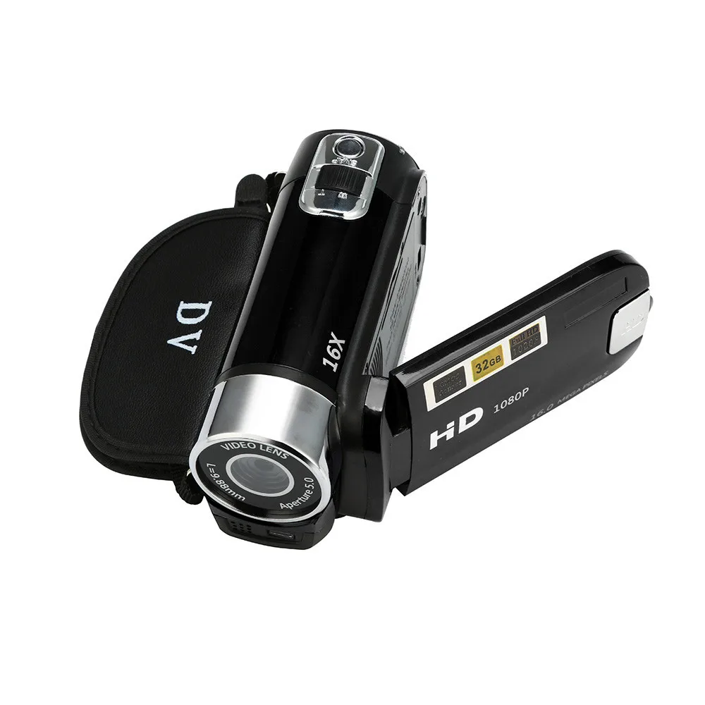 Видеокамера HD 1080P портативная цифровая камера 16X с цифровым зумом мини носимые
