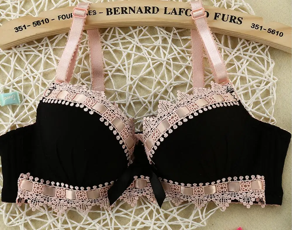Комплект нижнего белья пуш ап для девочек сексуальный кружевной комплект с