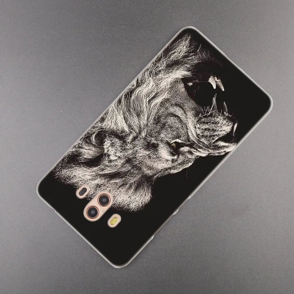 MLLSE «Лев» Модный чехол КРЫШКА ДЛЯ huawei Коврики S 10 20 Lite рro Y3II Y5II Y6II Y5 Y6 Y7 Prime Y9 Лидер продаж