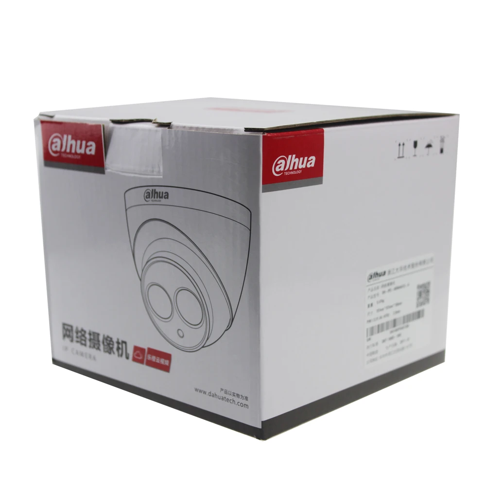 Dahua IPC-HDW4433C-A 4MP CCTV IP POE сетевая камера 2 8 мм 3 6 встроенный микрофон с логотипом |