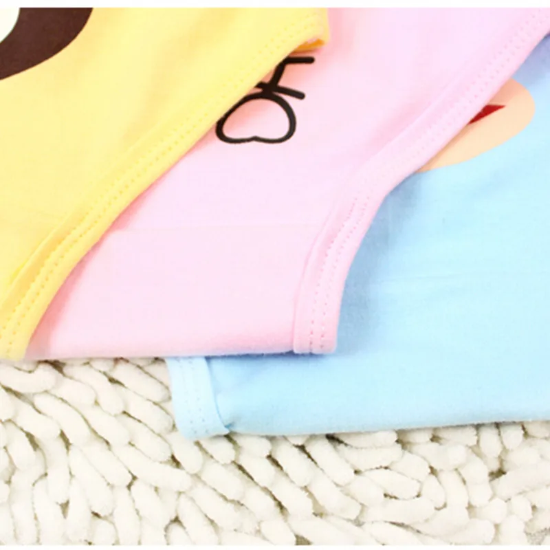 1 шт. новорожденных девочек хлопчатобумажное белье мальчики трусики детские