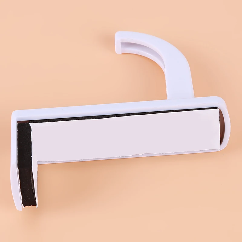 Plastic Headphones Hook Earphone Hanger Wall Mount Computer Monitor Headphone Bracket Rack With Tape Sticker | Дом и сад