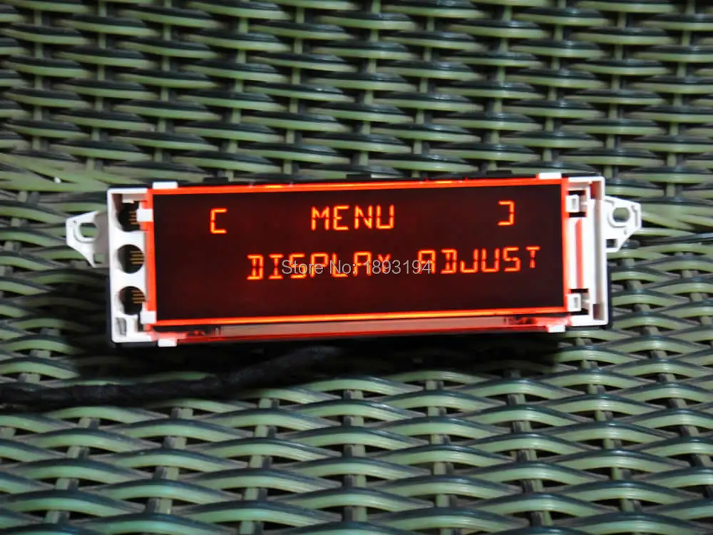 Автомобильный экран монитора Поддержка USB и aux дисплей красный для Peugeot 307 408 citroen
