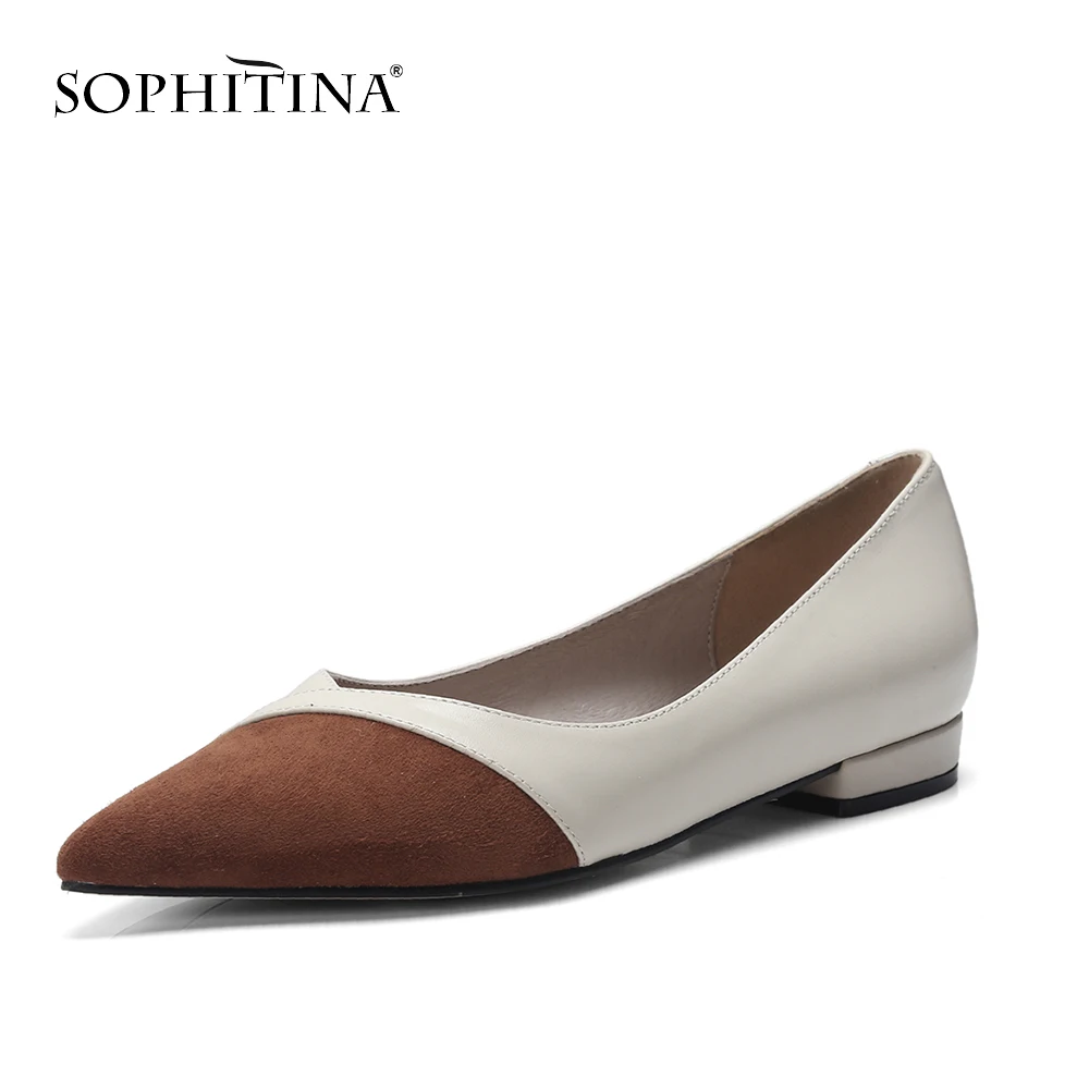 SOPHITINA/Модная удобная обувь на плоской подошве Смешанные цвета