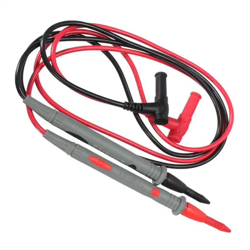 

New 1 Pair 1000V 20A Banana Universal 24K Gold Plated Multimeter Test Probe Set Leads Cable TL71 TL75 U1165A Rubber Shroude Hot