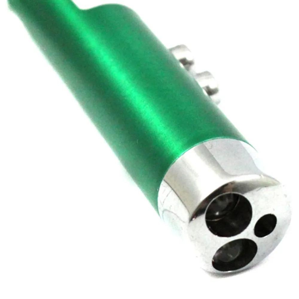 2013 New 3-in-1 Mini Laser Multifuctional Green Pen Pointer in LED Torch Light with Keychain for Pets + Free Shipping | Компьютеры и