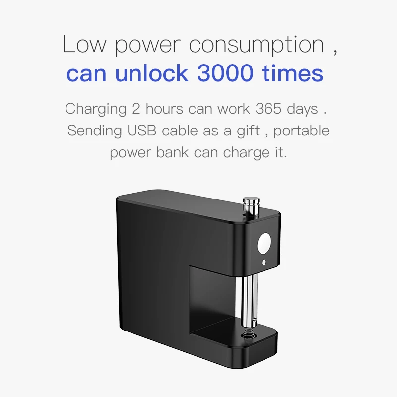 USB rechargeable Case Lock Smart Fingerprint Waterproof Security Door Luggage Bag closet | Безопасность и защита
