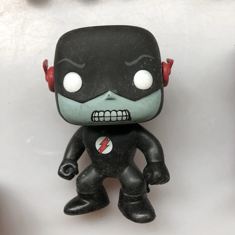 Серебристый Funko pop Secondhand DC Comics: серый черный флэш, обратный флэш зум винил Фигурка Коллекционная модель свободная игрушка - Цвет: Серебристый