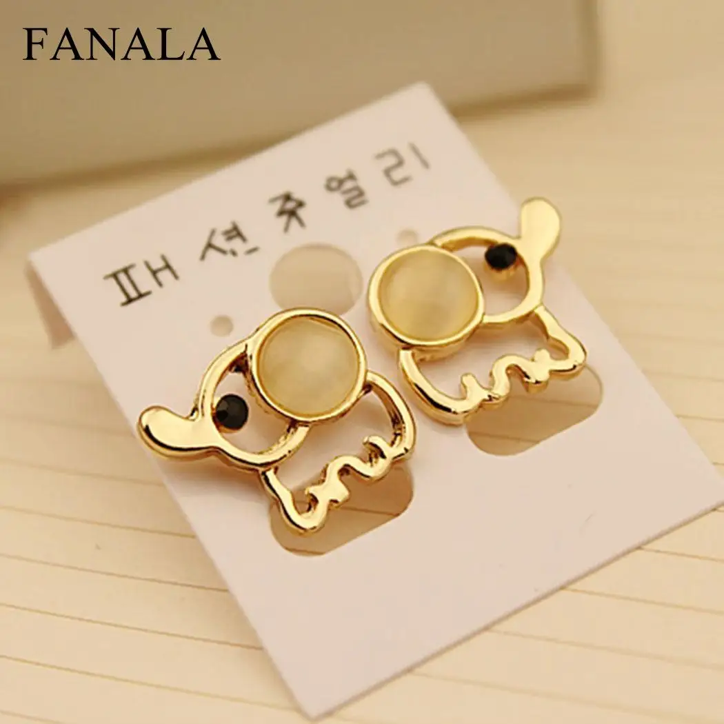 Ear Elegant 1 Earring Earrings Women Pair Alloy Rhinestone Stud |