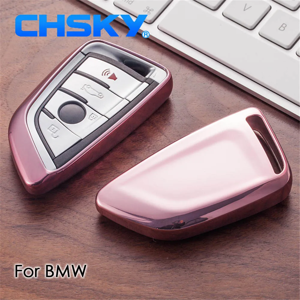 Чехол для ключей CHSKY из тпу BMW X5 E53 E70 F15 G05 7 серий X1 X6 чехол автомобильных