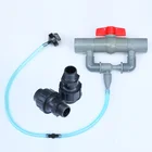 50 мм (1 12 дюйма) удобрение Вентури соответствует стандартным размерам между садом и комплектами для интеграции воды