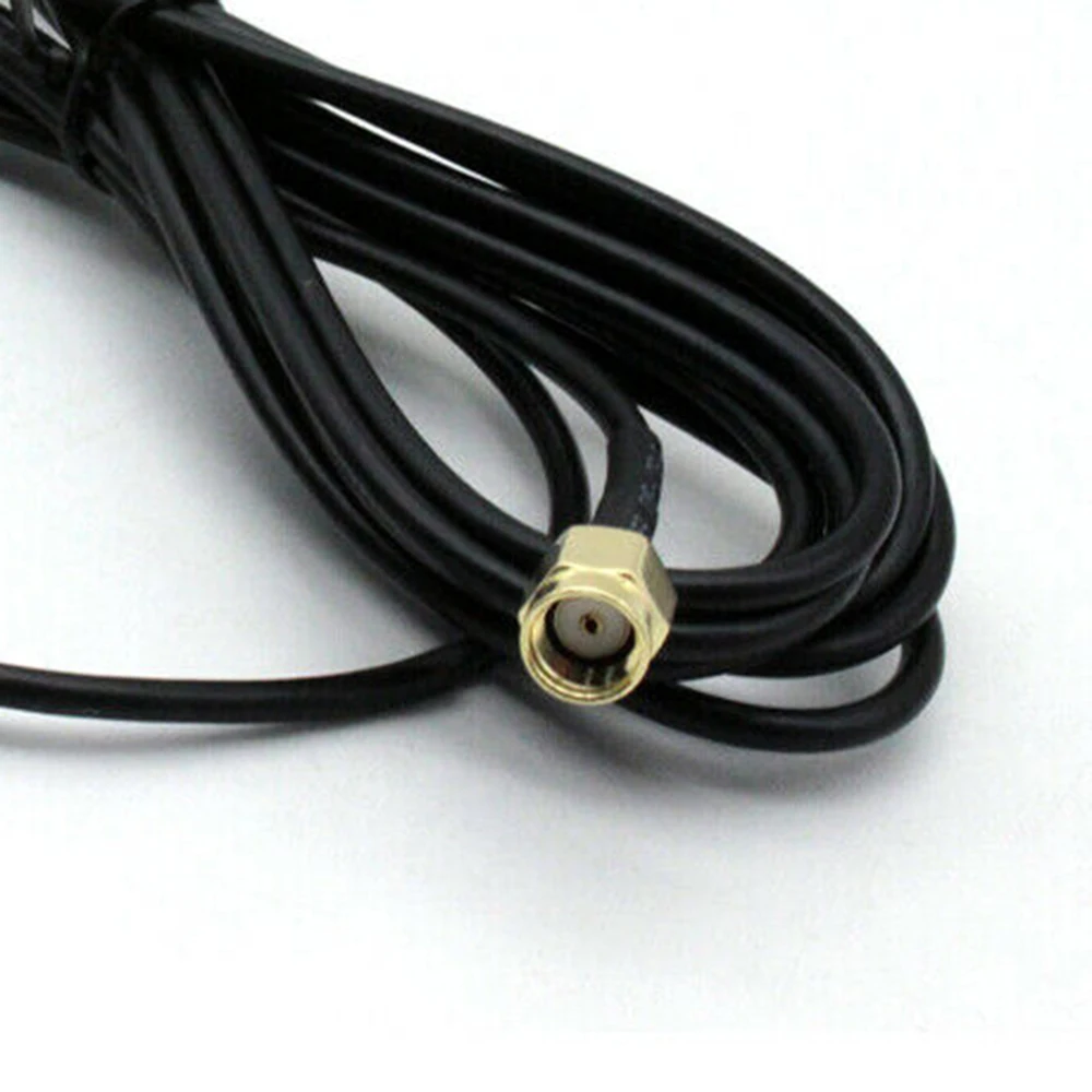 

Wireless Router Antenna Extender 3M length RP-SMA Male to Female WiFi Magnetic Base for Router Wireless Network Card Adapter