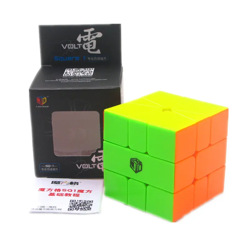 Qiyi X-MAN вольт кв-1 Stickerless Square One SQ1 Mofangge Cubo Magico головоломки Обучающие игрушки подарки