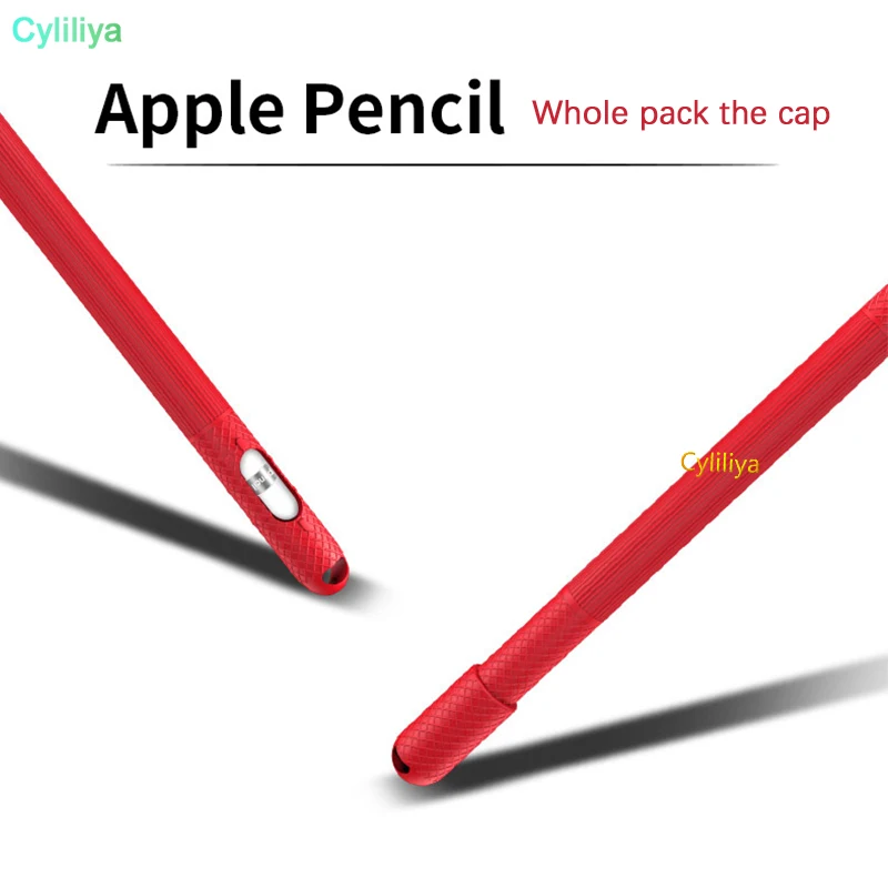 Мягкий силиконовый чехол для Apple Pencil 1 100 шт. совместимый с планшетом iPad защитный