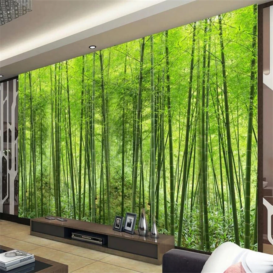 Beibehang пользовательские обои 3d фото фрески гостиная спальня бамбуковая роспись
