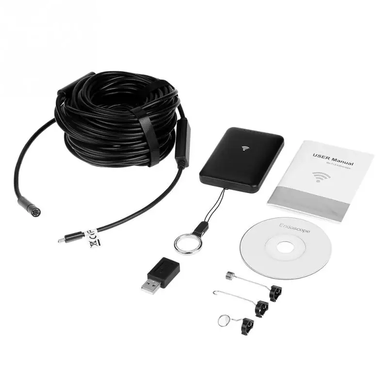 15 м HD USB WiFi эндоскоп с водонепроницаемой змеиной камерой для Android и IOS смартфонов эндоскоп|Бороскопы| |