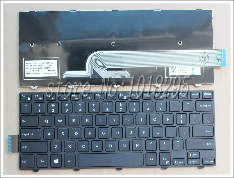 

Новая черная клавиатура для Dell PK1313P2A00 V147125AS1