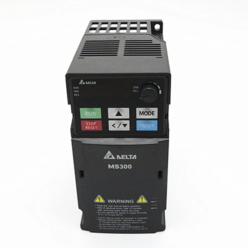 

Стандартный компактный привод Delta VFD9A0MS43ANSAA VFD, серия MS300, 3,7 кВт, 5 л. С., 3-фазный переменный ток 380-480 В переменного тока, 0-599 Гц