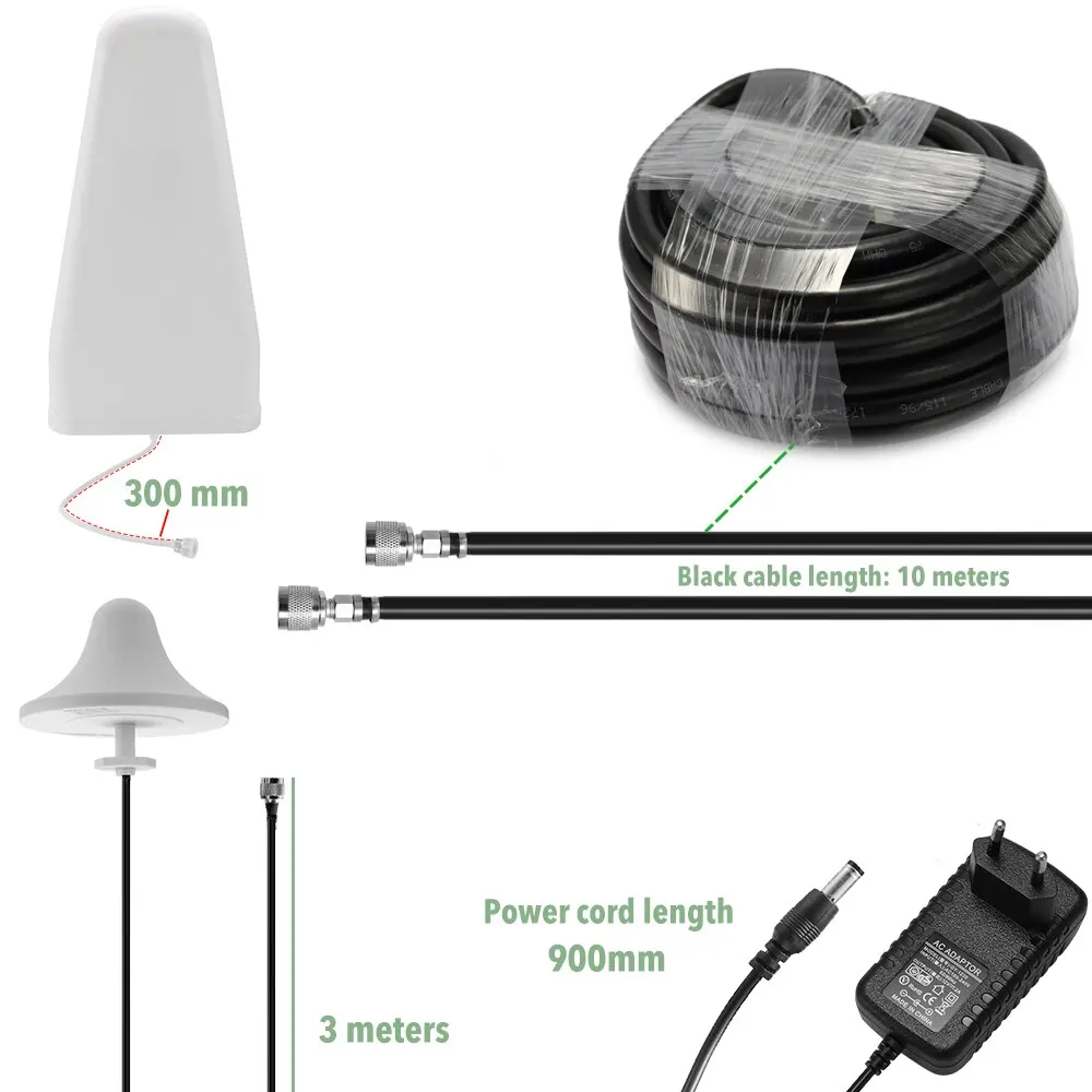 Трехдиапазонный усилитель 110 220 В 900 1800 2100 GSM DCS WCDMA 2G/3G/4G LTE универсальный сигнала