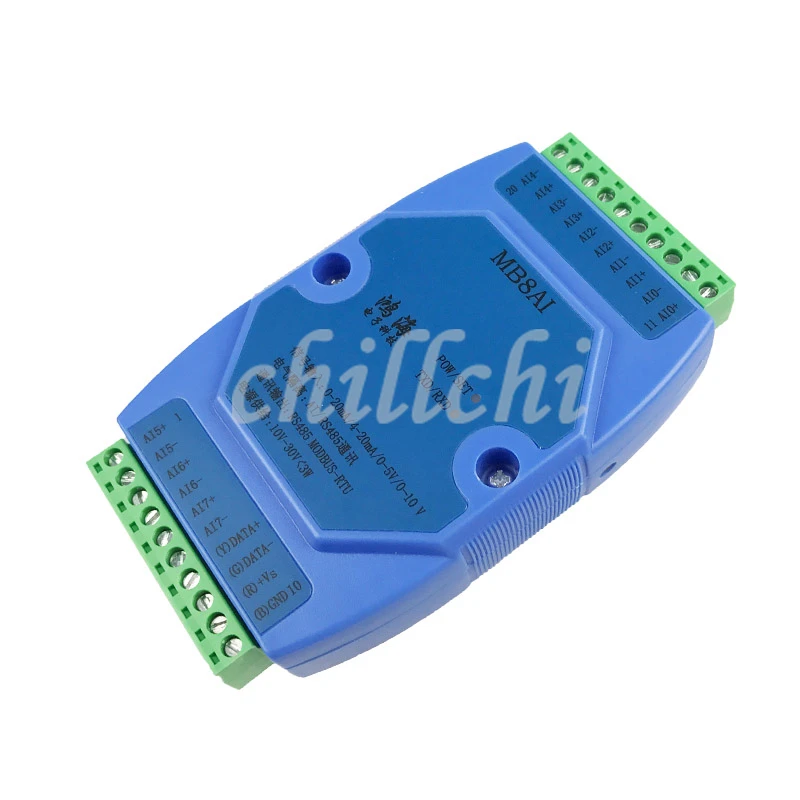 

4-20mA 0-5V 0-10V 0-20mA аналоговый входной модуль сбора данных MODBUS RTU RS485