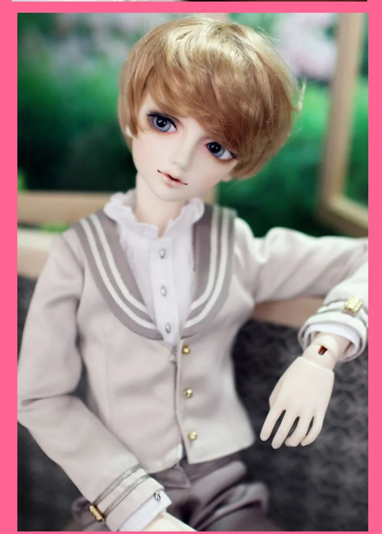 

1/4 scale nude BJD boy MSD Joint doll Resin model toy gift,not include clothes,shoes,wig and other accessories D2105