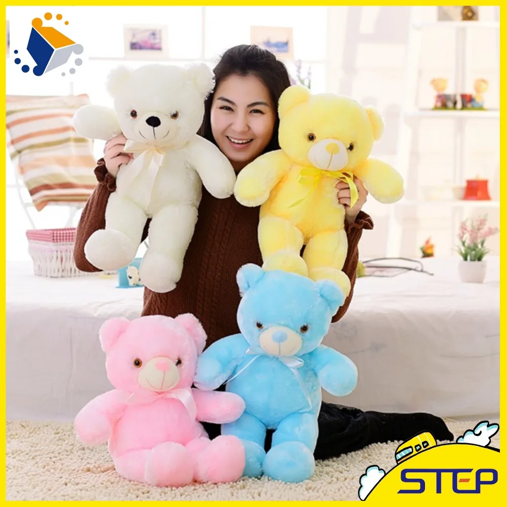 Прямая поставка бесплатная доставка яркие кавайные плюшевые игрушки с мишкой