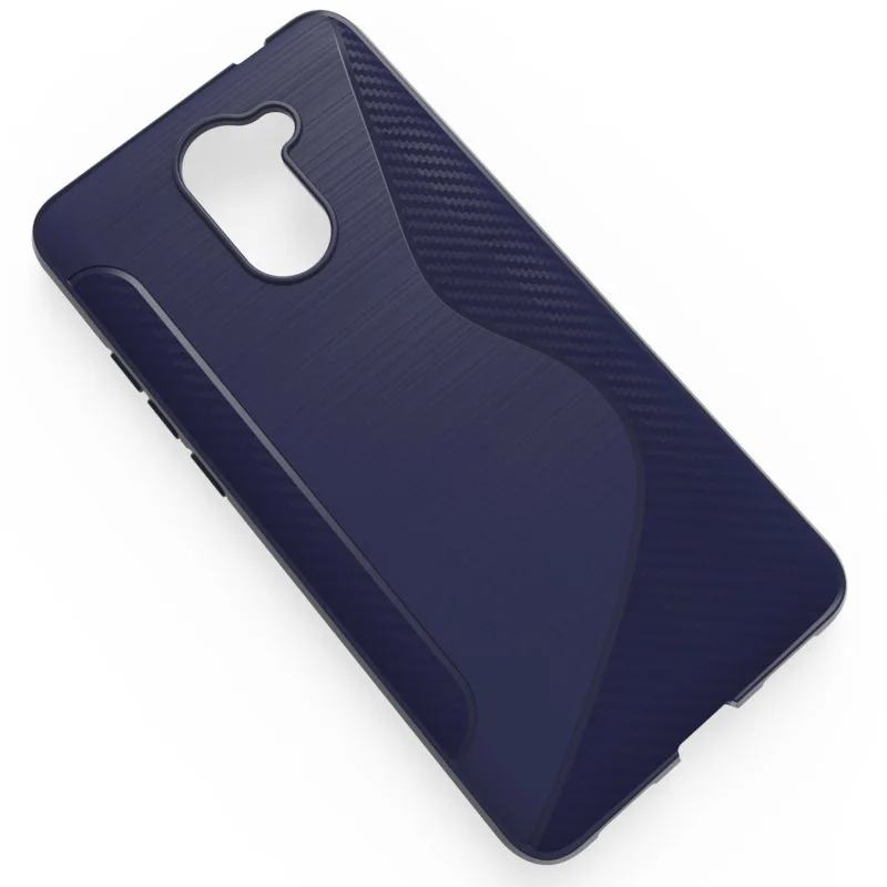 soft shockproof Anti-skid S Line TPU Gel Skin Case Cover For Huawei Y7 / Enjoy 7 Plus |