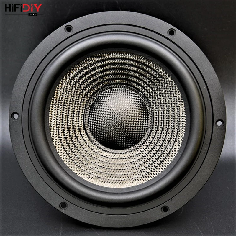 

HIFIDIY LIVE HIFI 8 inch 8.8" Midbass Woofer speaker Unit 8OHM 160W Casting Aluminum Fram Carbon fiber Loudspeaker T8-225