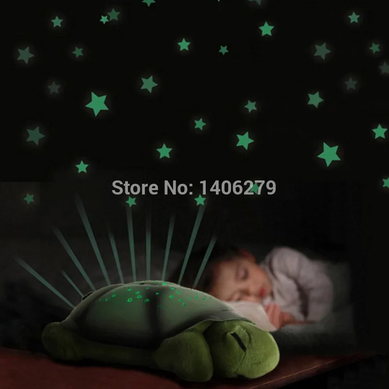 Новый удивительный Черепаха светодиодный ночник Созвездие лампа ребенок сна